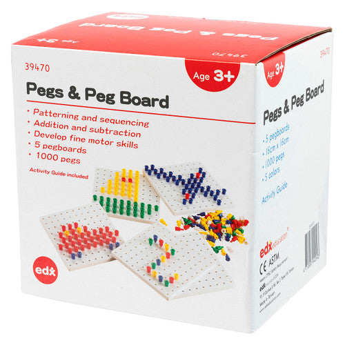 EDX Education Pegs and Peg Board Set