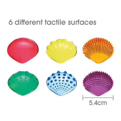 EDX Education Transparent Tactile Shells Jar of 36
