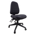 Rapidline Endeavour Pro High Back Operator Chair Black Fabric
