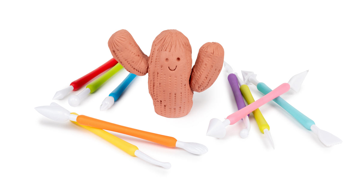 Clay Tool Set 9 Plastic Sculpting Tools Smoothing Shaping Texture
