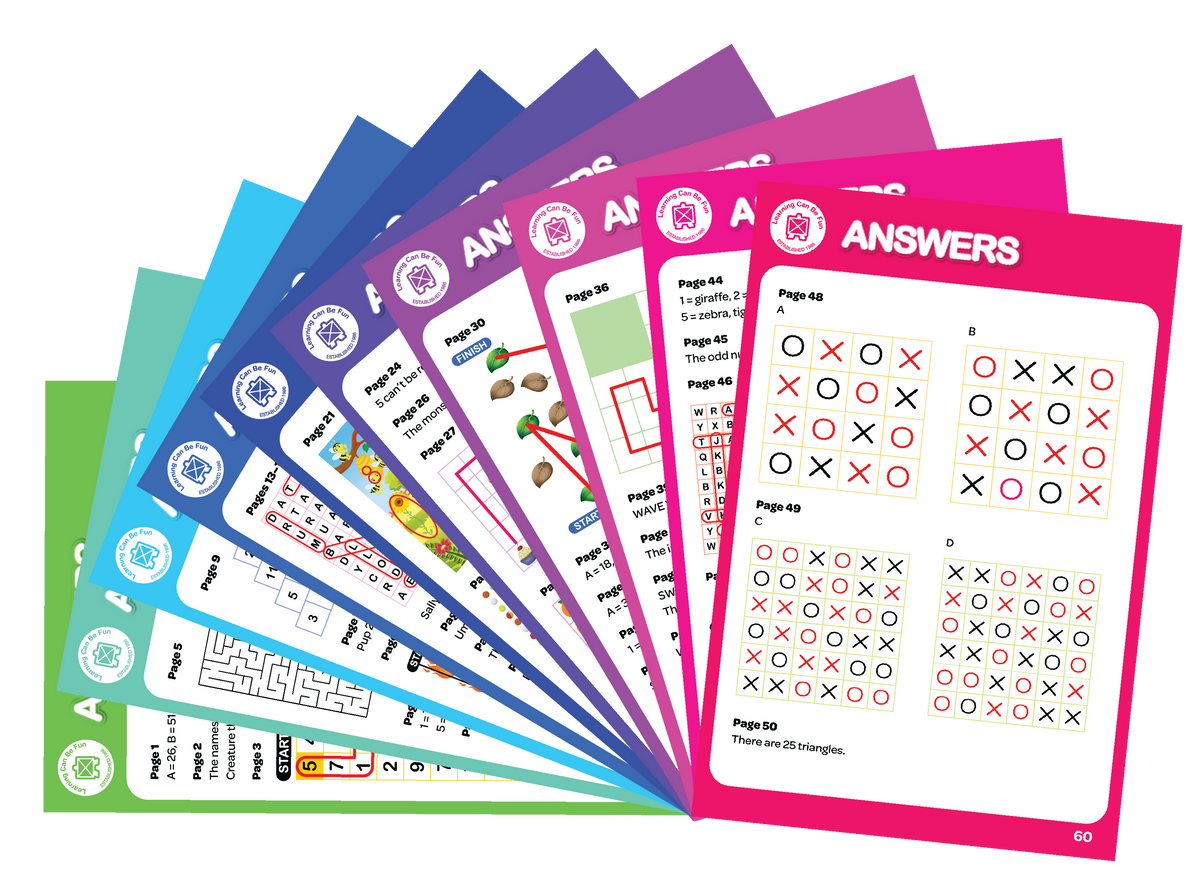 Brain Teasers Activity Pad Critical Thinking Puzzles Ages 5 Plus