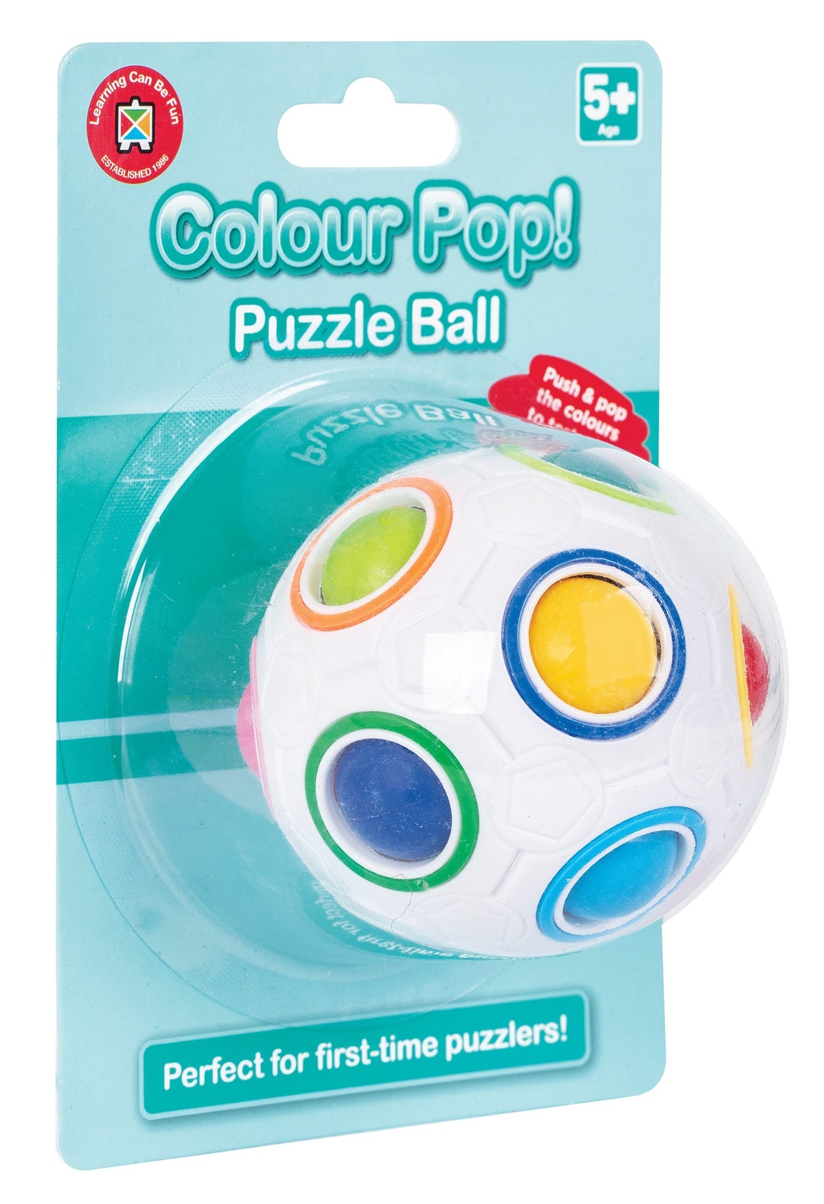 Colour Pop Puzzle Ball Fidget Toy Sort the Rainbow Balls