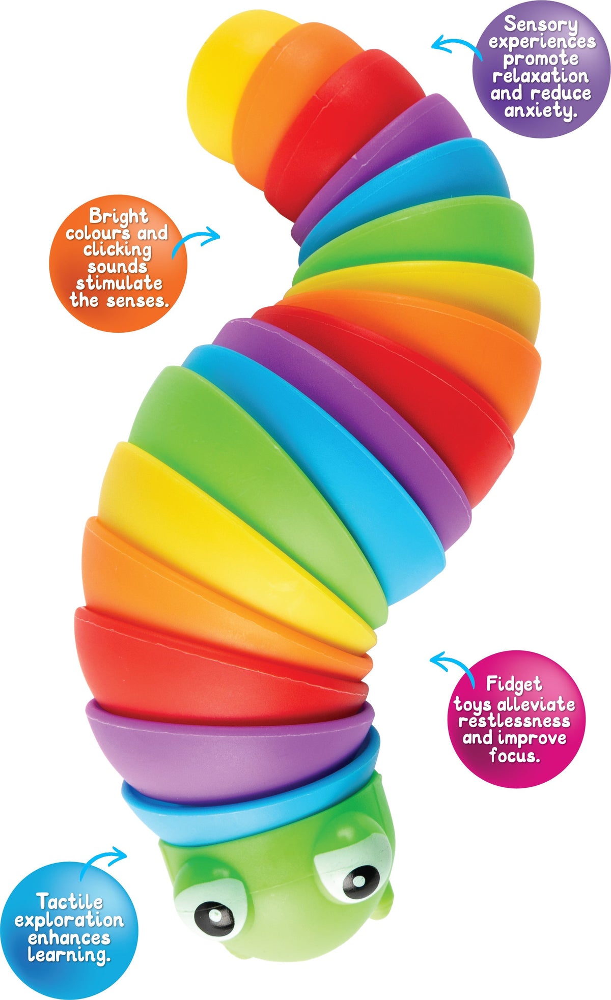 Sensory Sprouts Curly Caterpillar Fidget