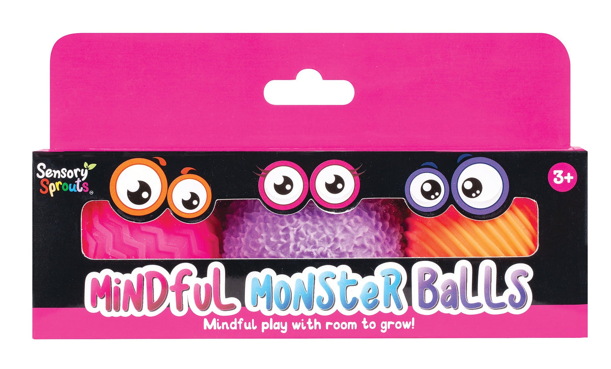 Sensory Sprouts Mindful Monster Ball Pink