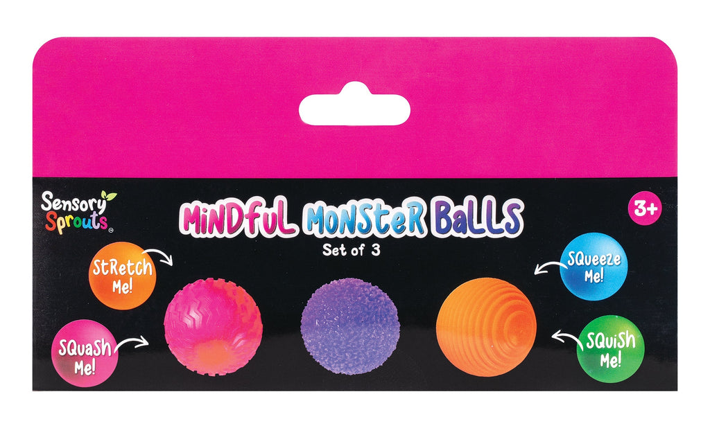 Sensory Sprouts Mindful Monster Ball Pink