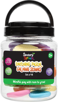 Sensory Sprouts Textured Calming Stones Set of 18 Pastel