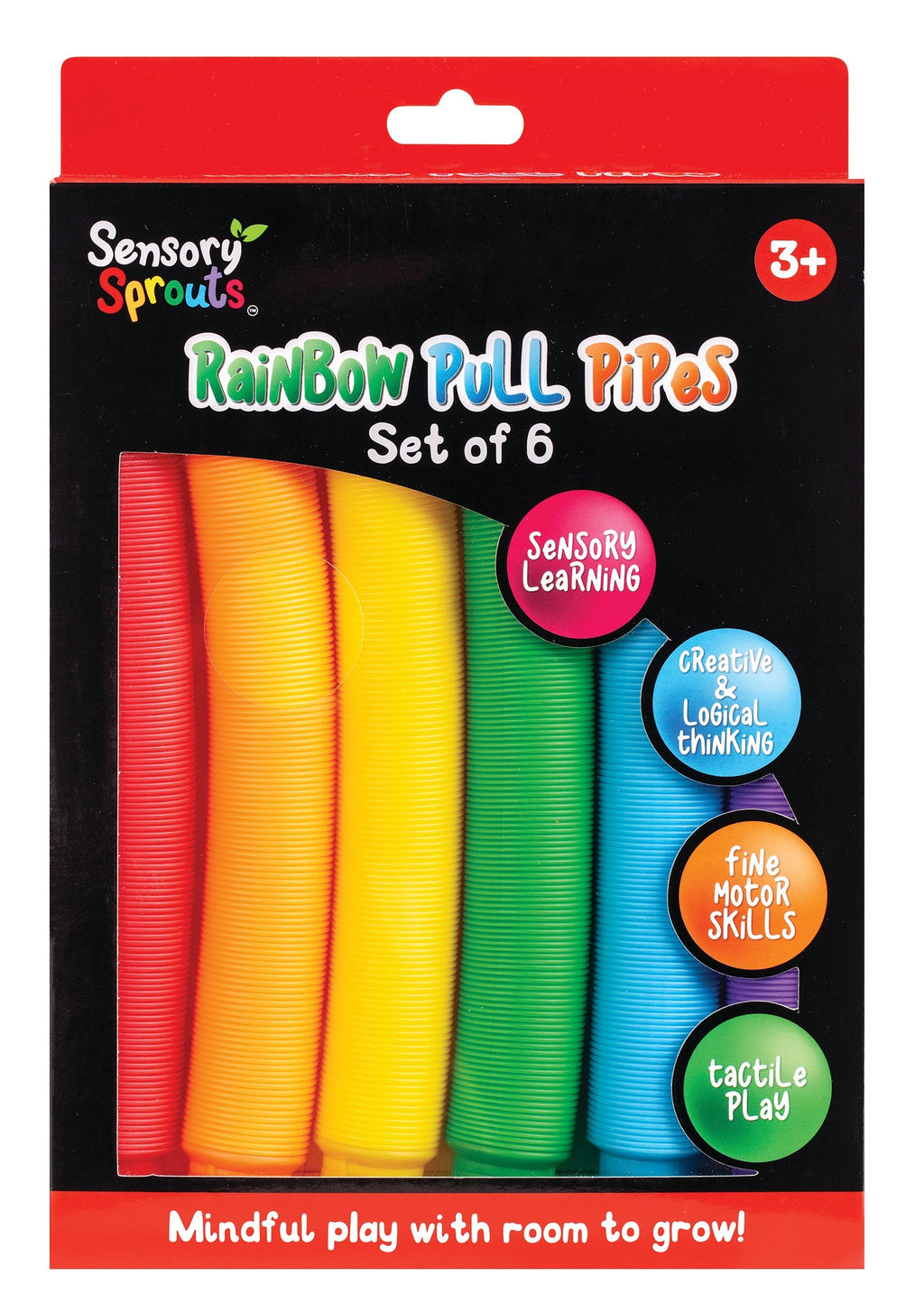 Sensory Sprouts Rainbow Pull Pipes
