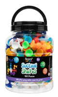 Sensory Sprouts Suction Shapes Jar of 100