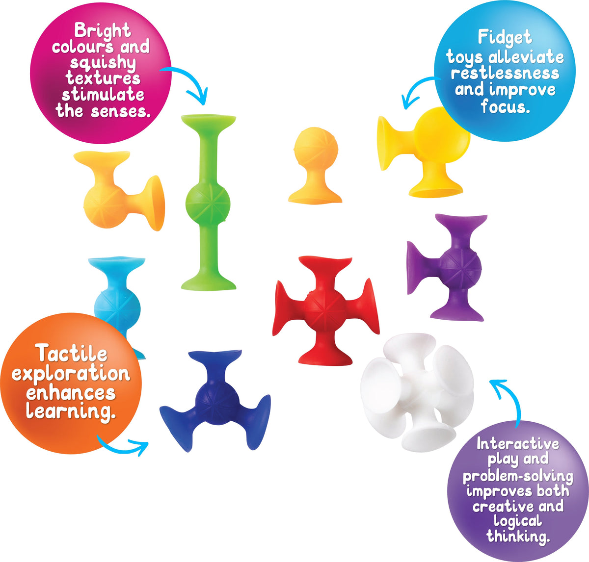 Sensory Sprouts Suction Shapes