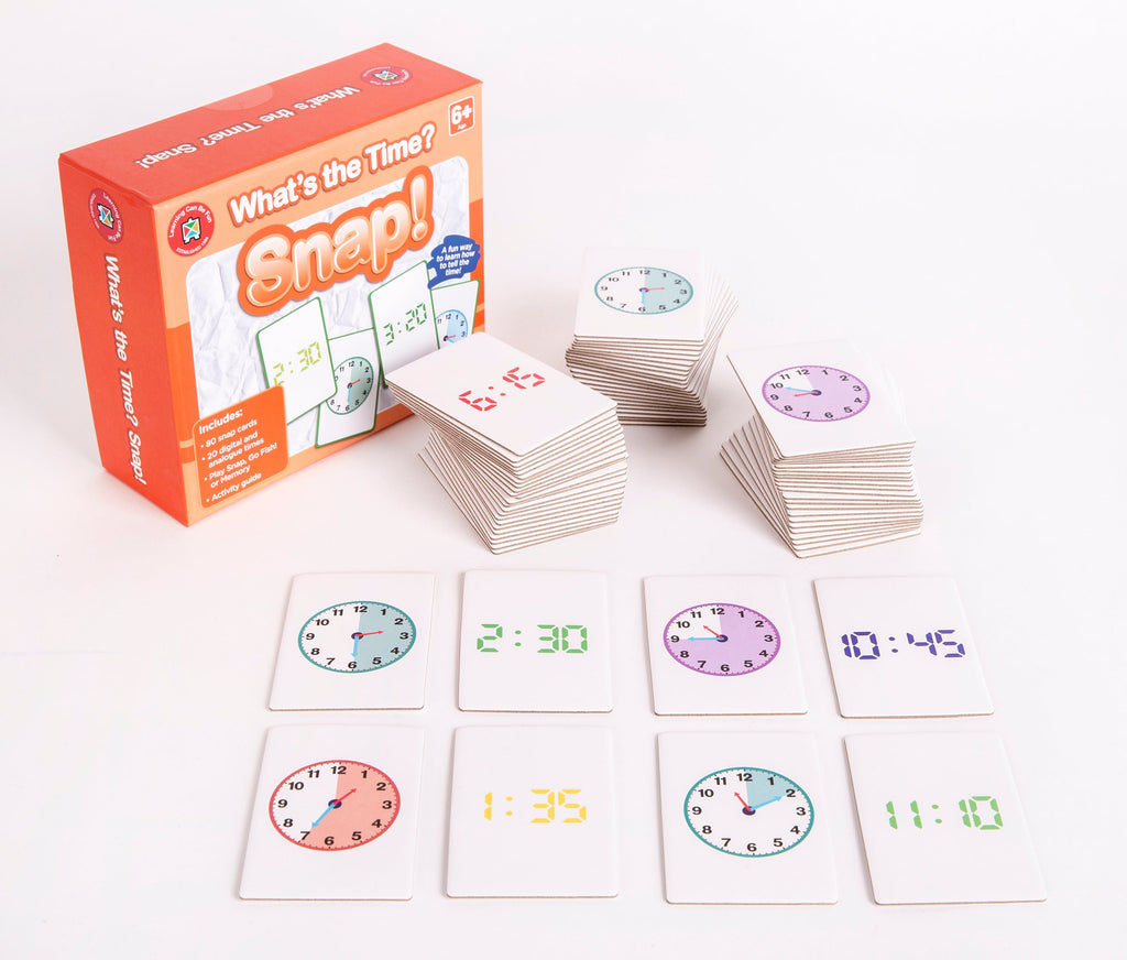 What's the Time Snap Card Game Digital and Analogue 20 Times
