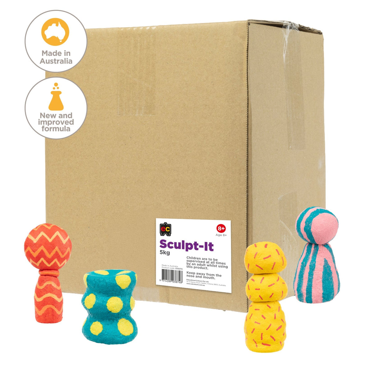 Sculpt It Air Drying Modelling Compound 5kg Classroom Box