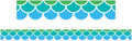 Learning Can Be Fun Cool Tones Scallops Classroom Border Pack of 12
