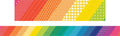 Learning Can Be Fun Rainbow Patterns Classroom Border Pack of 12