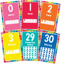 Learning Can Be Fun Giggle and Grow Number Cards Bulletin Board Set 0 to 31