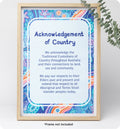 Learning Can Be Fun Ocean Country Acknowledgement of Country Poster