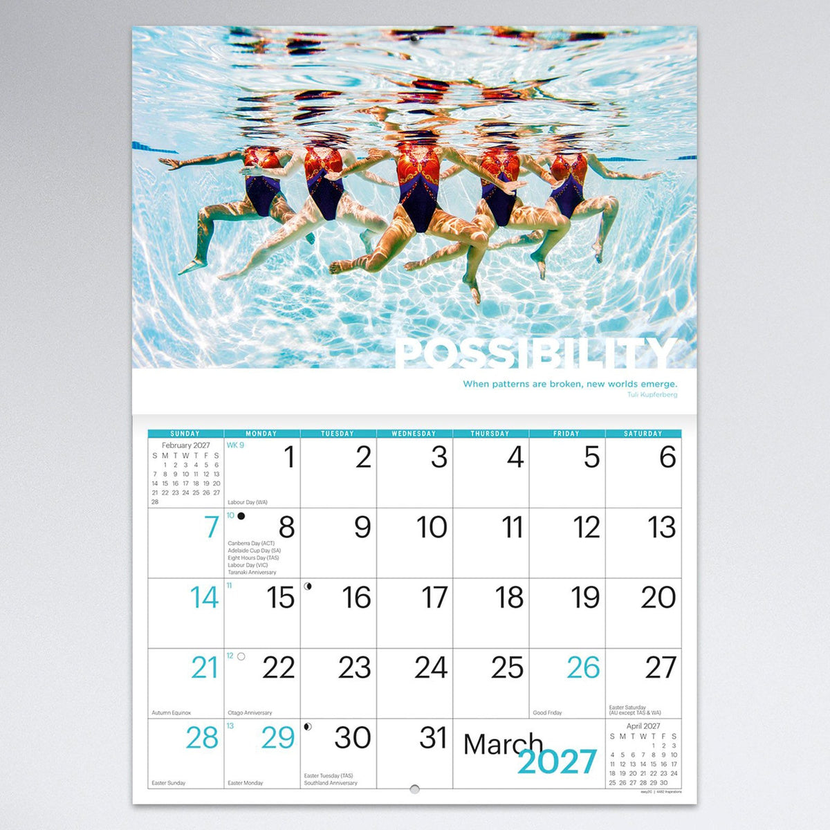 Easy2C Calendar 2027 Stitched Inspirations A4