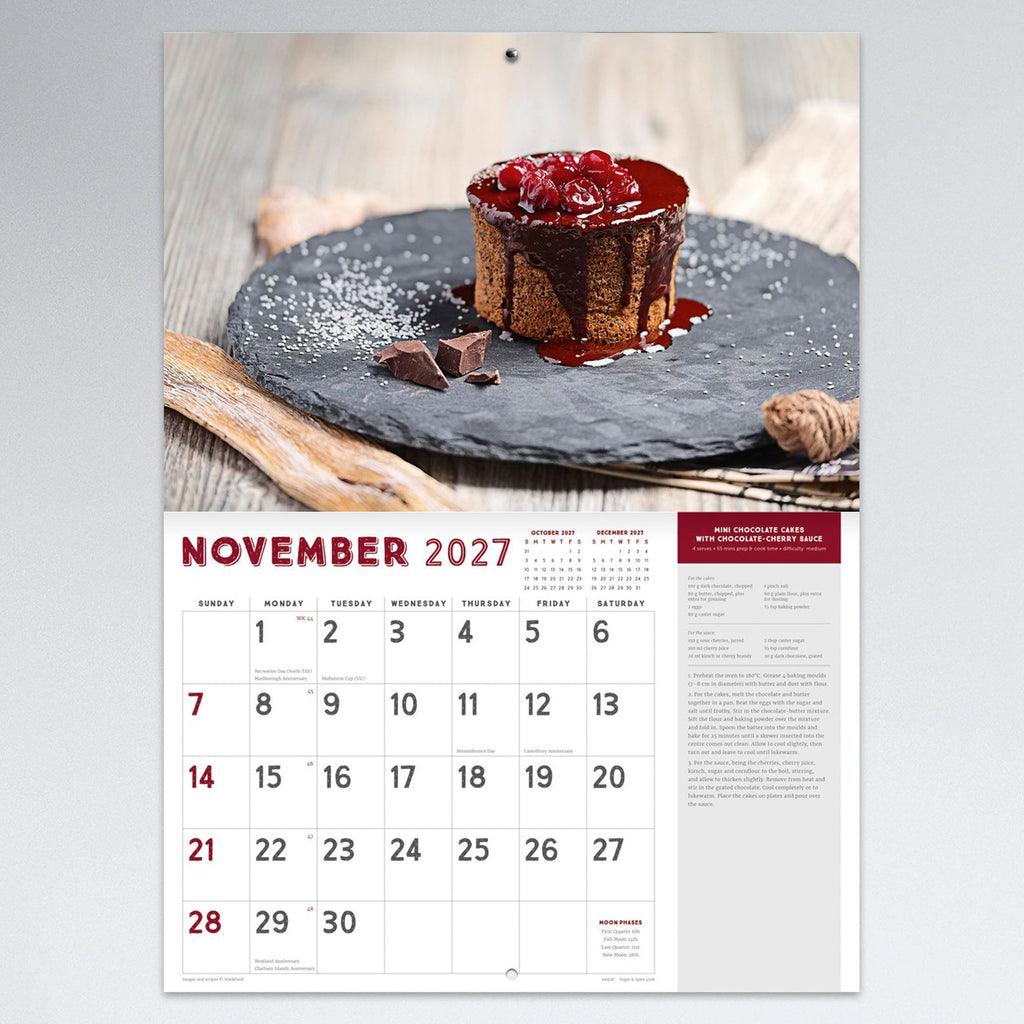 Easy2C Calendar 2027 Stitched Sugar and Spice A4