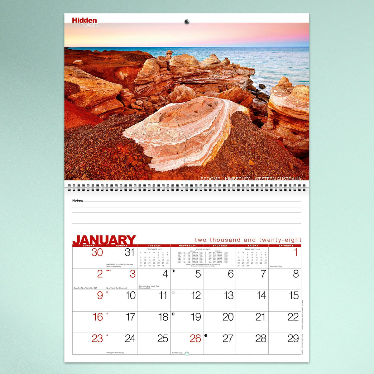 Easy2C Calendar 2027 Wiro Hidden Places 337 x 240mm