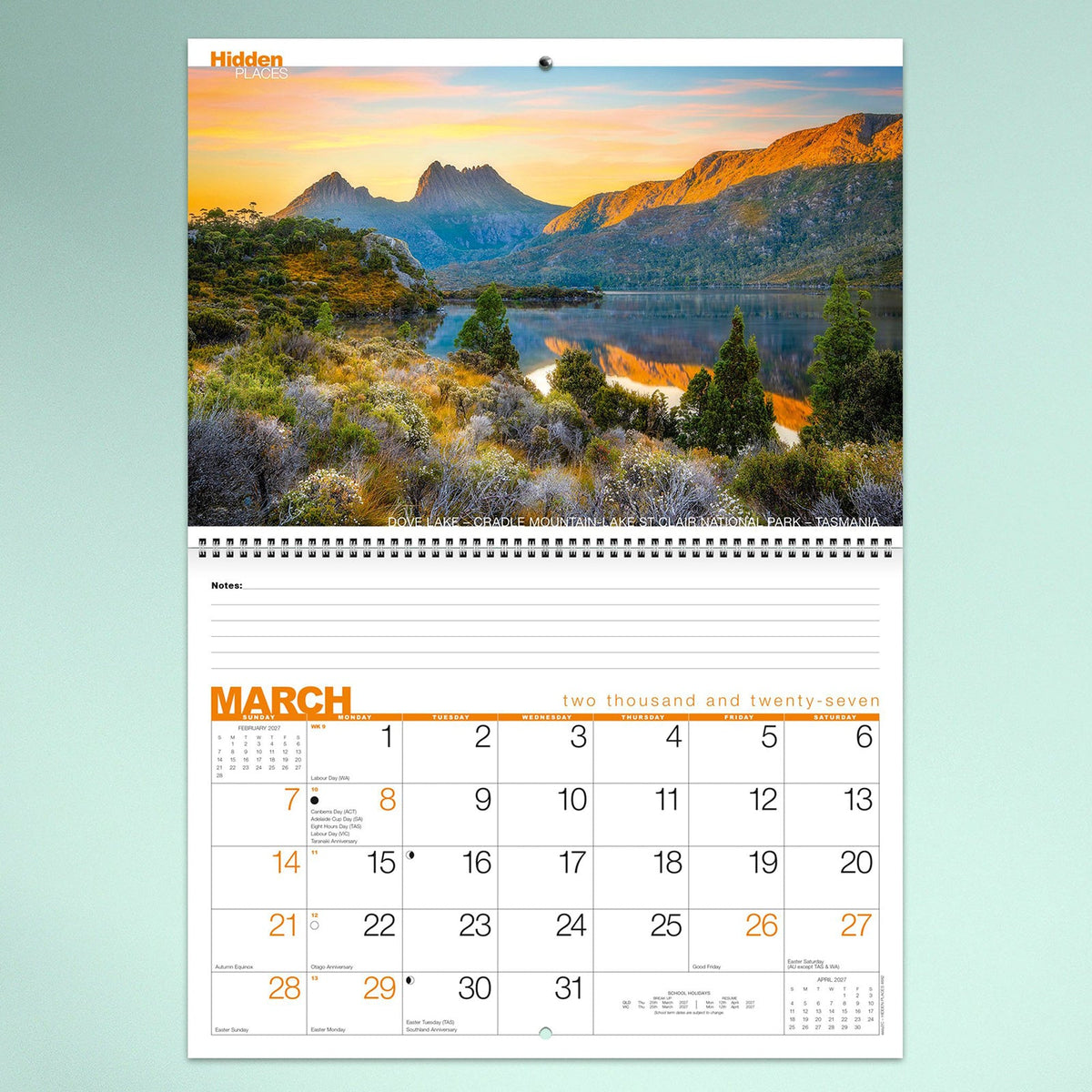 Easy2C Calendar 2027 Wiro Hidden Places 337 x 240mm