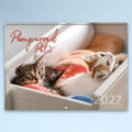 Easy2C Calendar 2027 Wiro Pampurred Pets 337 x 240mm