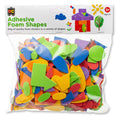 Educational Colours Adhesive Foam Shapes 60g