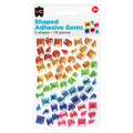 Educational Colours Adhesive Gems Shaped Pack 70