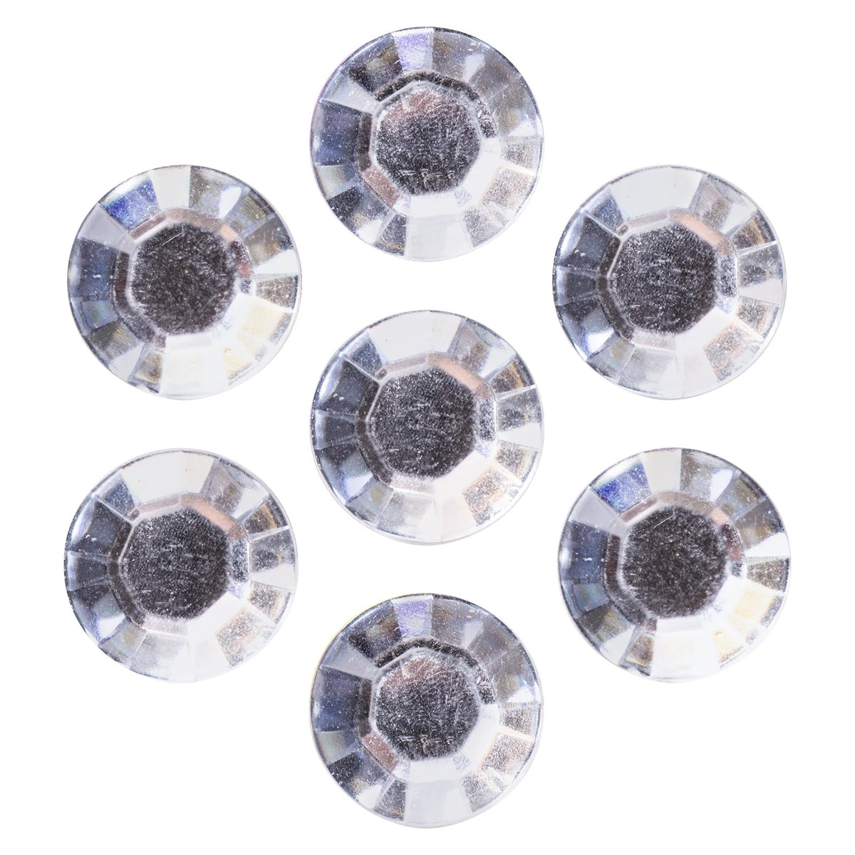 Educational Colours Adhesive Gems Silver Pack 552