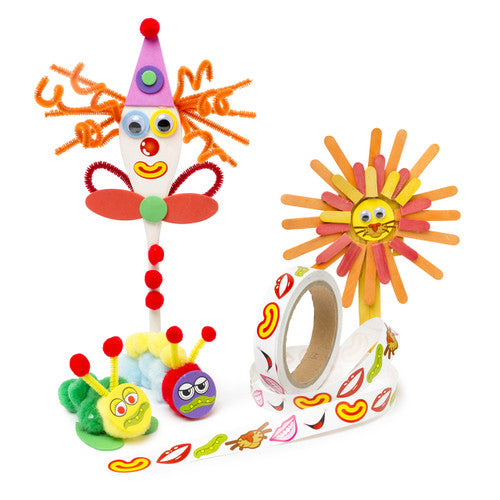 Educational Colours Adhesive Mouths Roll of 600