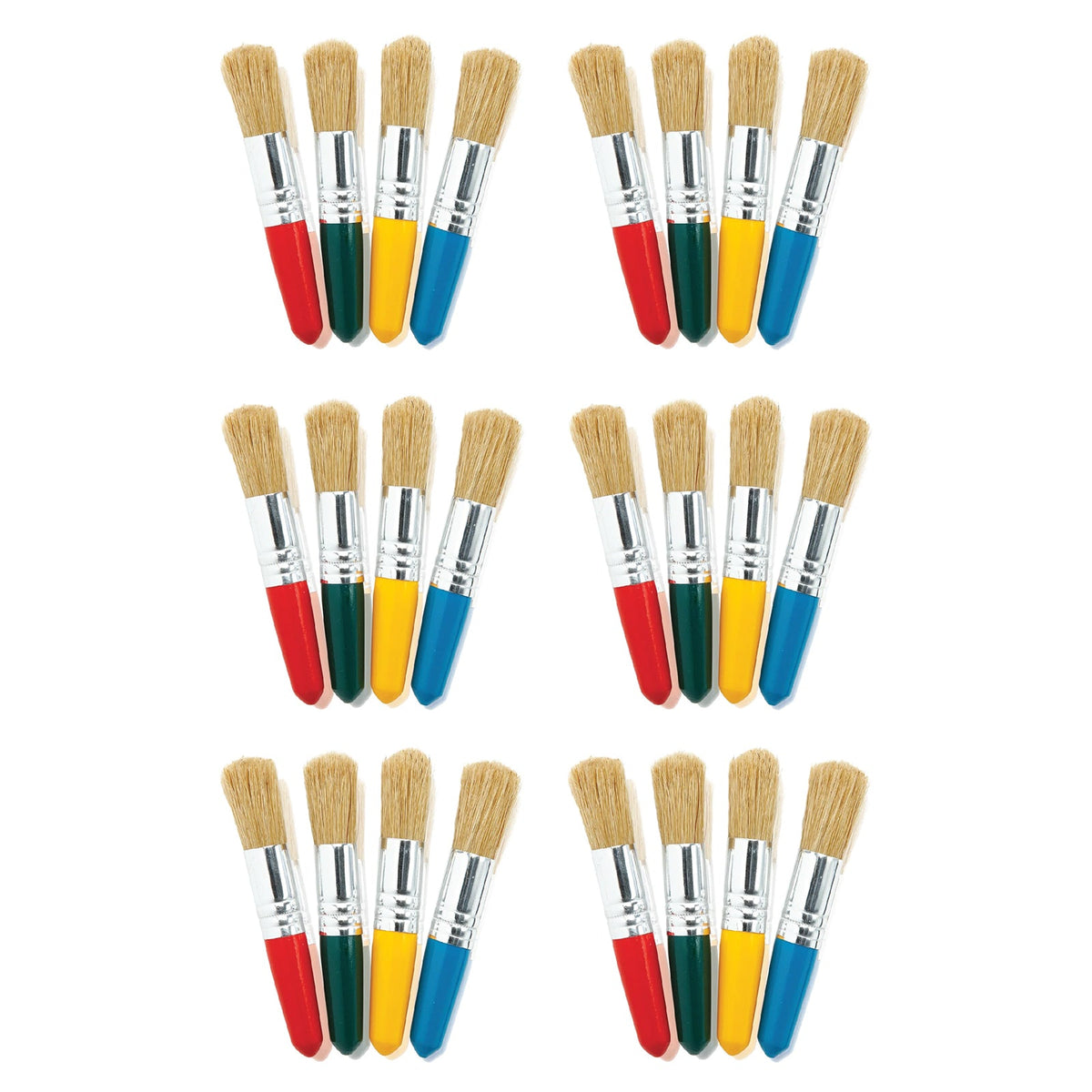 Educational Colours Baby Stubby Brush Pack 24