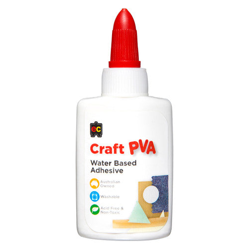 Educational Colours Craft PVA Water Based Adhesive 50ml