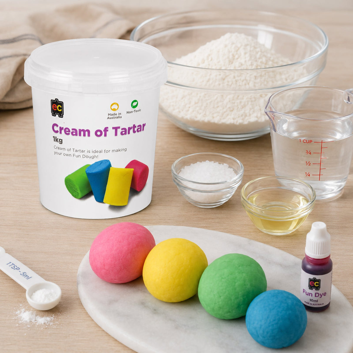 Educational Colours Cream of Tartar 1kg
