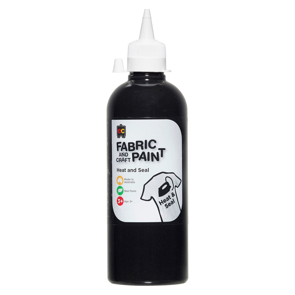 Fabric and Craft Paint 500ml Black
