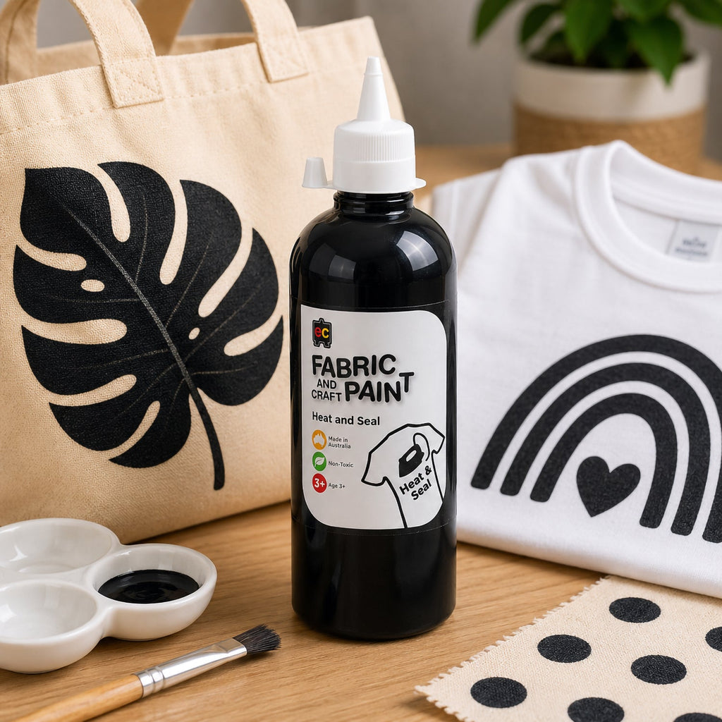 Fabric and Craft Paint 500ml Black