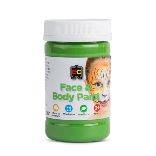 Educational Colours Face and Body Paint 175ml Green
