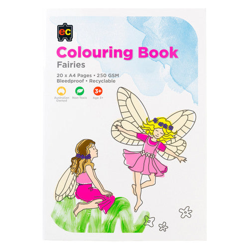 Educational Colours Fairies Colouring Book