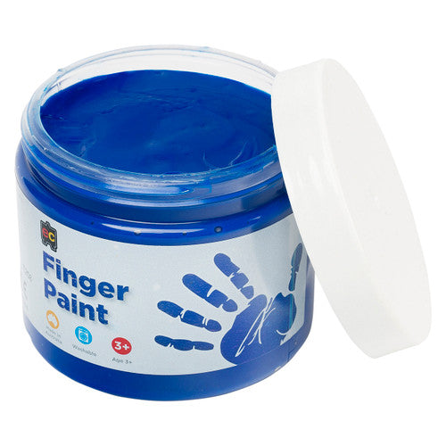 Educational Colours Finger Paint 250ml Tub Blue