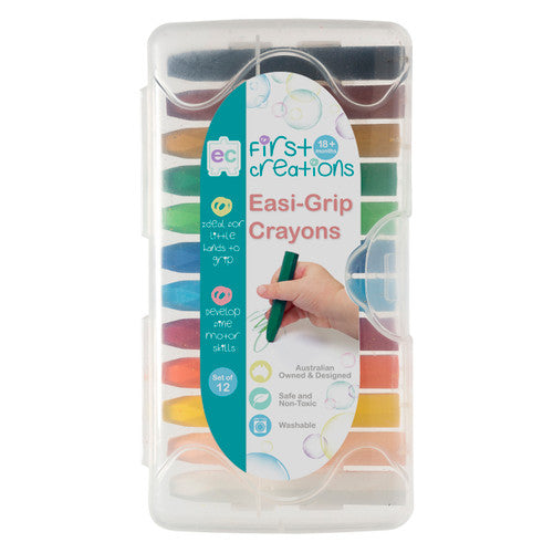 Educational Colours First Creations Easi-Grip Crayons Set of 12