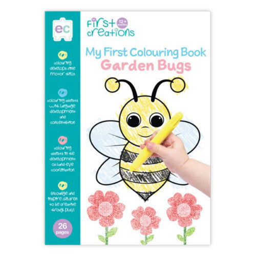 Educational Colours First Creations My First Colouring Book Garden Bugs
