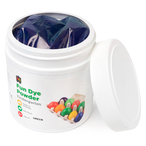 Educational Colours Fun Dye Powder 500g Green