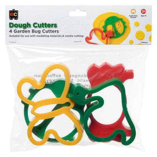 Educational Colours Garden Bug Dough Cutters Set of 4