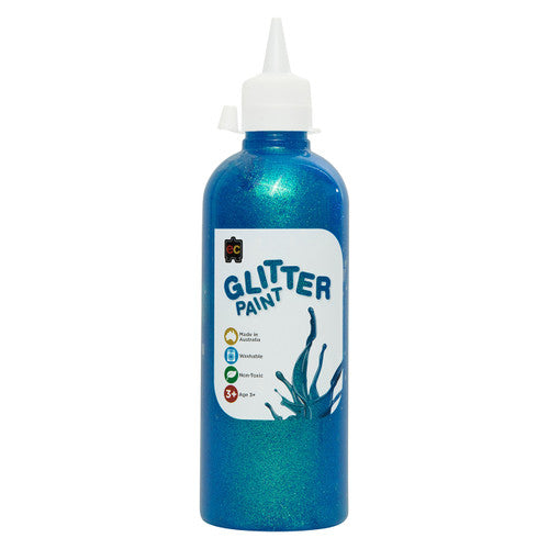 Educational Colours Glitter Paint 500ml Sky Blue