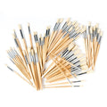 Educational Colours Hog Hair Brushes Round School Assorted Pack of 60