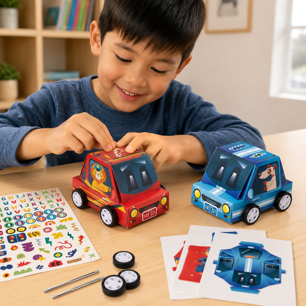 Imagine Make and Play Racing Cars