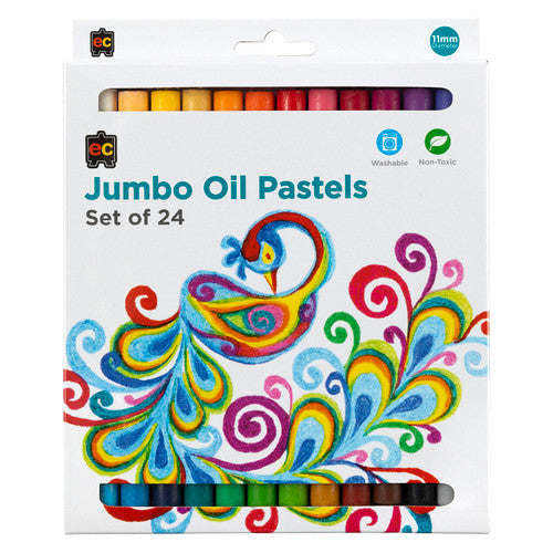 Educational Colours Jumbo Oil Pastels Pack of 24