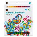 Educational Colours Jumbo Oil Pastels Pack of 24