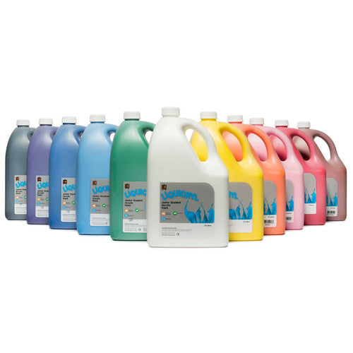 Educational Colours Liquicryl Junior Student Acrylic Paint 5L Brilliant Blue