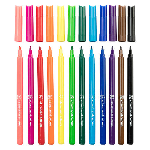 Educational Colours Master Markers Tub of 96