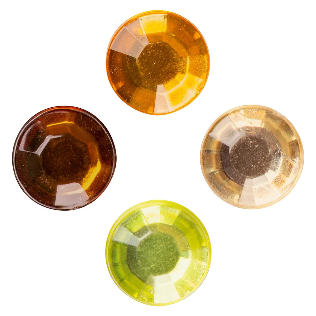 Educational Colours Mixed Adhesive Gems Gold Pack 504