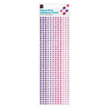 Educational Colours Mixed Adhesive Gems Pink Pack 504