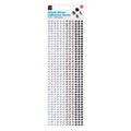 Educational Colours Mixed Adhesive Gems Silver Pack 504